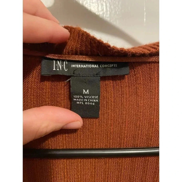 INC International Concepts Women's Size Medium Viscose Maxi Cardigan - Picture 4 of 7